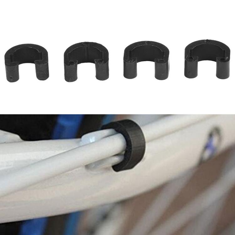 50pcs ZTTO Bicycle Plastic C-Clips Mountain Bike Shifter Cable Brake Clamps