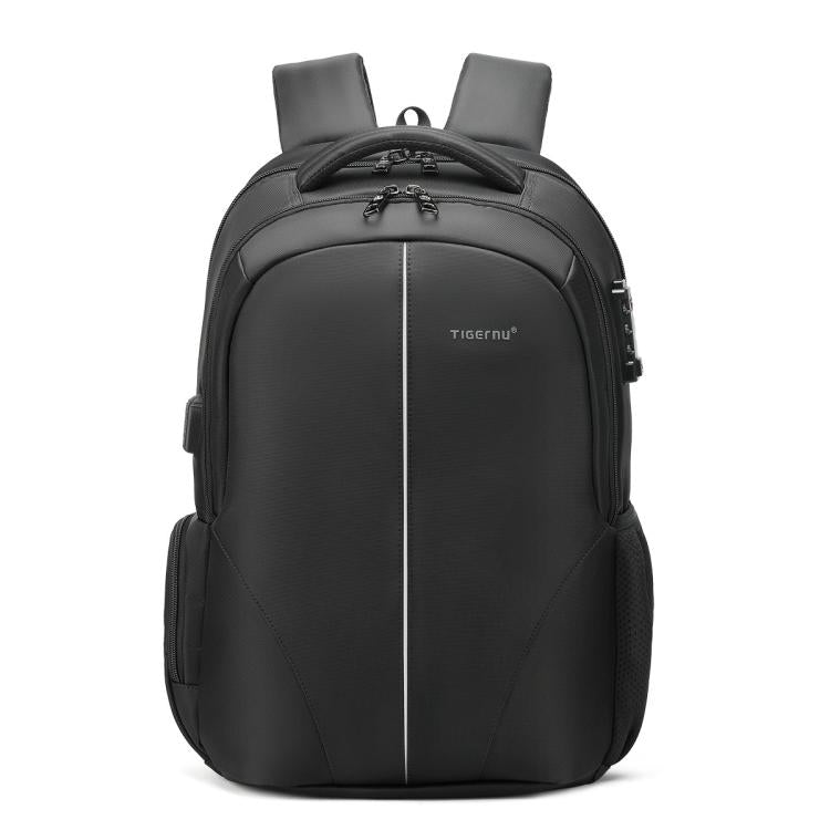Men Business Anti-Theft Laptop Backpack With USB Charging Port, Reflective Strips & TSA Lock