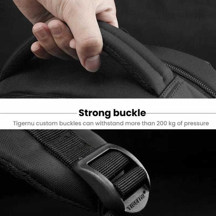 Men Business Anti-Theft Laptop Backpack With USB Charging Port, Reflective Strips & TSA Lock