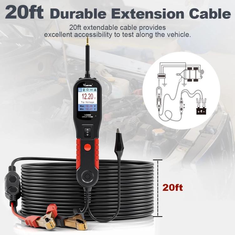 VDIAGTOOL 6-42V Automotive Circuit Tester