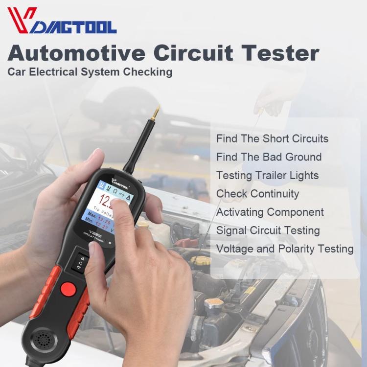 VDIAGTOOL 6-42V Automotive Circuit Tester