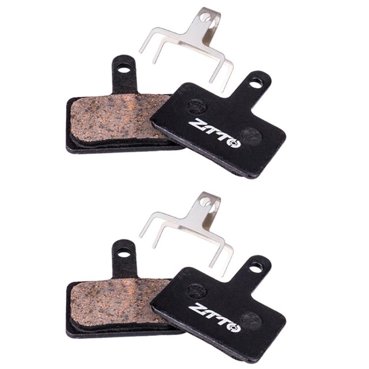 2pairs ZTTO Bicycle Disc Braking Pads Mountain Bike Semi-Metallic Resin Brake Pads