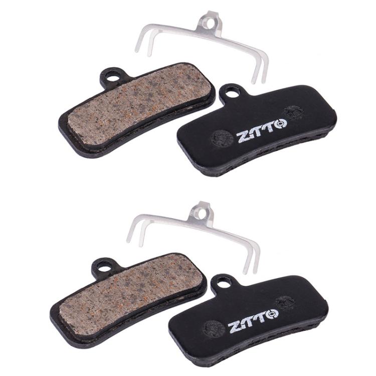2pairs ZTTO Bicycle Disc Braking Pads Mountain Bike Semi-Metallic Resin Brake Pads