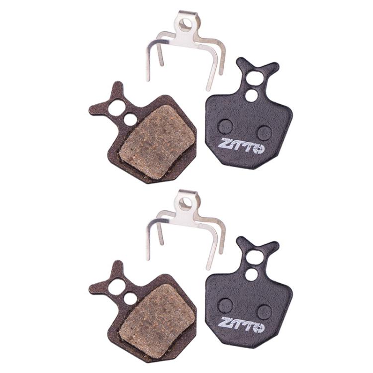 2pairs ZTTO Bicycle Disc Braking Pads Mountain Bike Semi-Metallic Resin Brake Pads