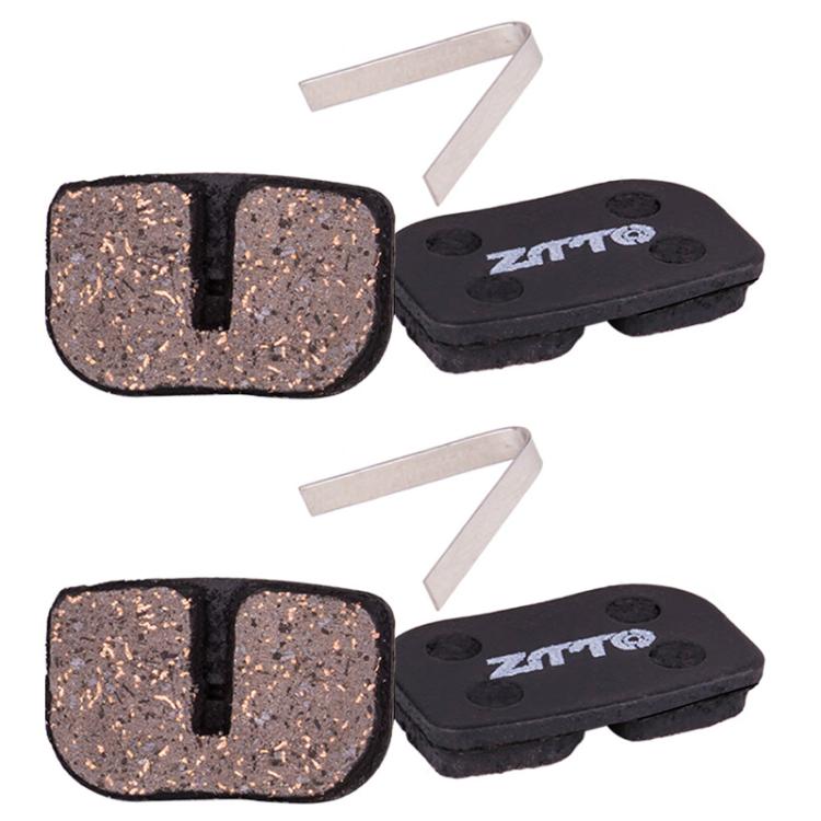 2pairs ZTTO Bicycle Disc Braking Pads Mountain Bike Semi-Metallic Resin Brake Pads