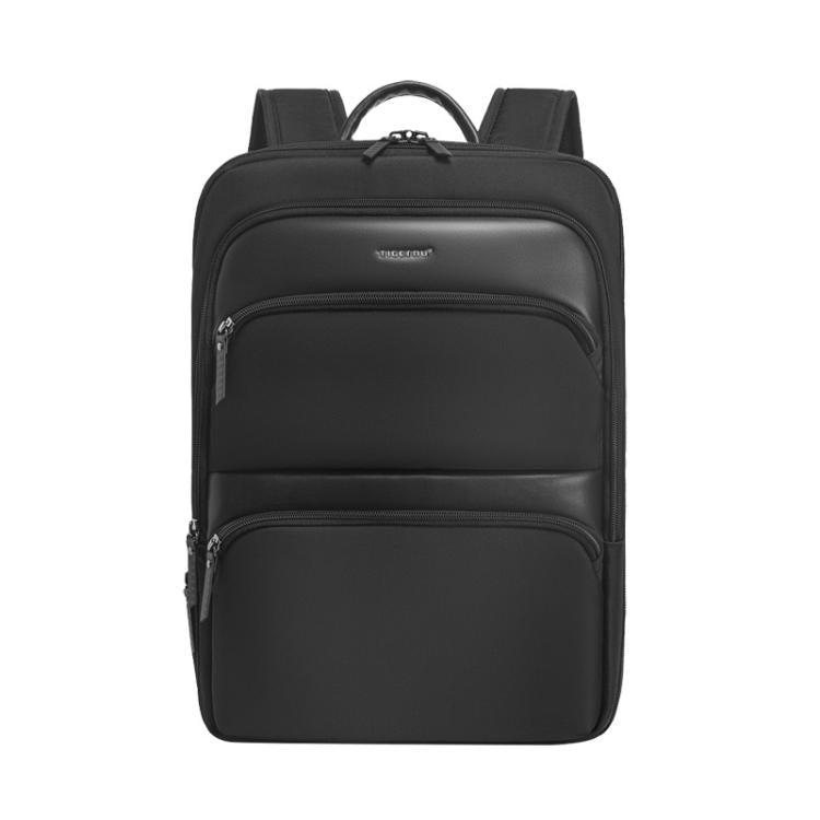 Men Expandable Waterproof Lightweight Laptop Backpack With Floating Zipper