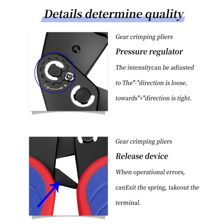 Quick Change Nine Inch Crimping Pliers Toolbox Combo Set