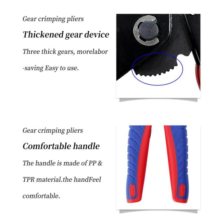 Quick Change Nine Inch Crimping Pliers Toolbox Combo Set