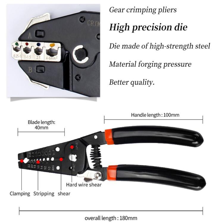 Quick Change Nine Inch Crimping Pliers Toolbox Combo Set