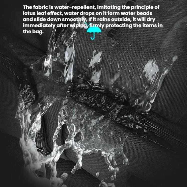 Men Anti-Theft Laptop Backpack with USB Charging Port, Headphone Hole & Comfort Shoulder Straps for Travel, Work Commute