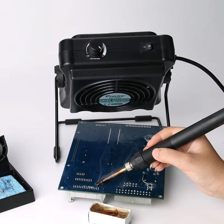 ProsKit SS-595H  Soldering Fume Extractor With Blowing/Suction, Adjustable Wall/Desk Mount -