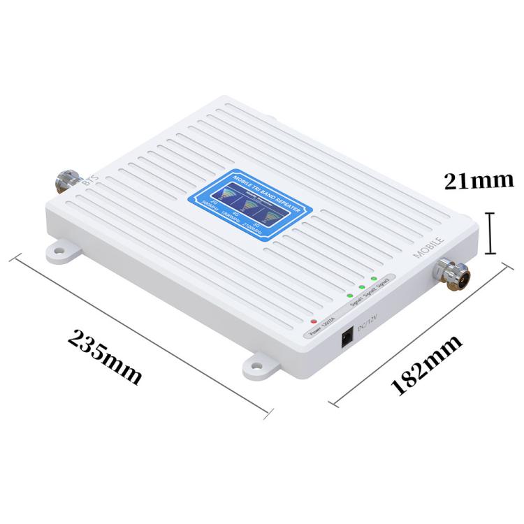Triple-Band 900/1800/2100 Mobile Phone Signal Reception Booster Amplifier