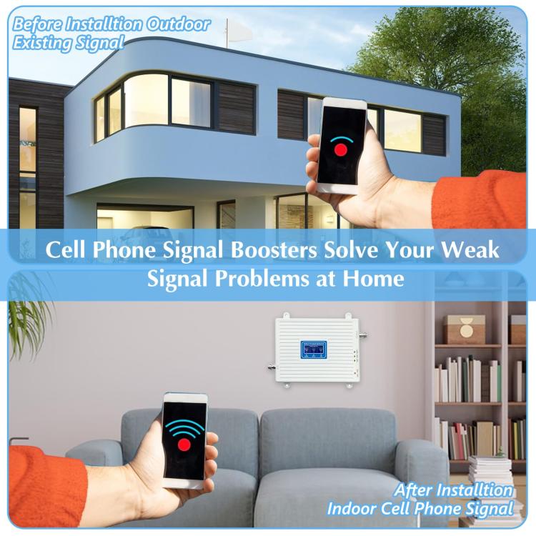 Triple-Band 900/1800/2100 Mobile Phone Signal Reception Booster Amplifier