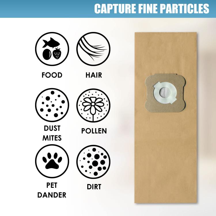 9pcs For Kirby G4/G5 Vacuum Cleaner Paper Dust Bag, Random Color Delivery