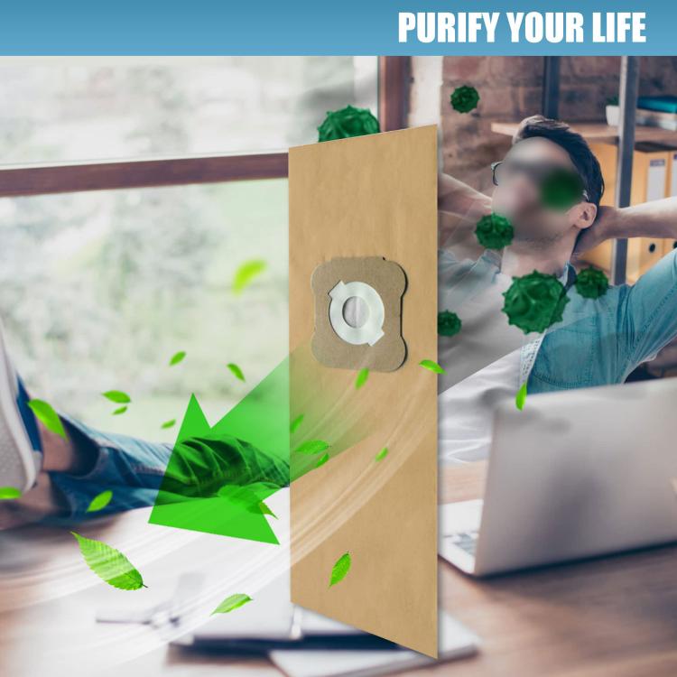 9pcs For Kirby G4/G5 Vacuum Cleaner Paper Dust Bag, Random Color Delivery