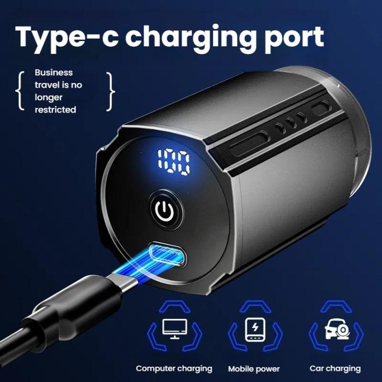 Portable Electric Shaver for Men with LCD Display – Travel-Friendly Mini Shaver, USB Type-C Fast Charging, Waterproof & Washable Design