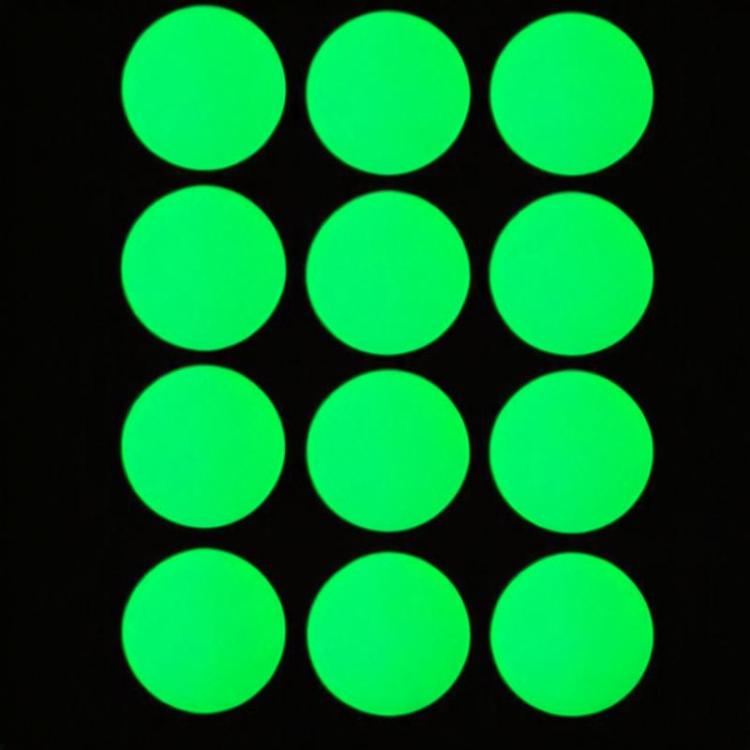 12pcs /Pack PEVA Self-Adhesive Glow-in-the-Dark Anti-Slip Stickers for Bathroom, Stairs, Floor