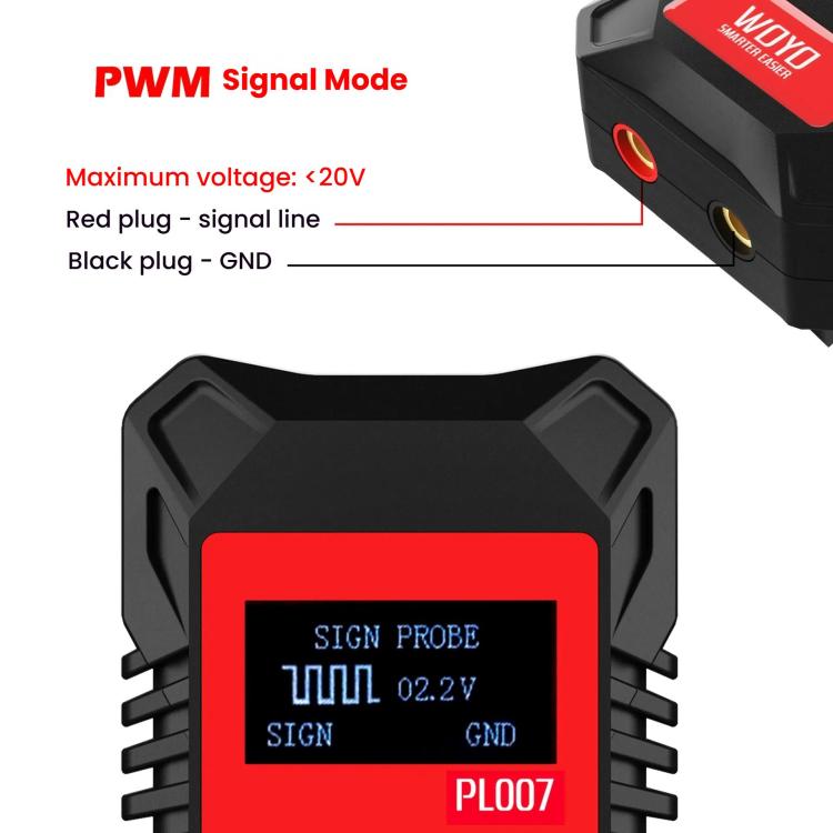 WOYO Handheld CAN/LIN/PWM Digital Communication Circuit Tester
