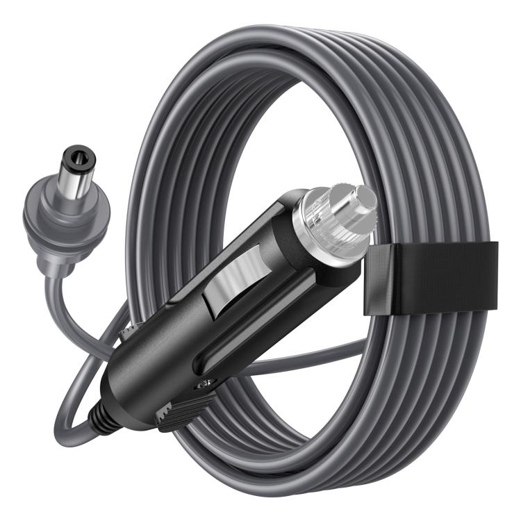 Mini Car Charger Cigarette Lighter To DC5.5 x 2.1mm Car Waterproof Power Cable