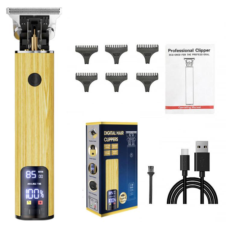 Rechargeable Haircut Kit Hair Clippers For Men - Zero Blade Trimmer For Vintage Oil Head & Bald Head Styles