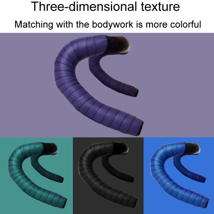 FMFXTRA F233 1pair Road Bicycle Handlebar Strap PU Stretchy And Shock-Absorbing Wrap-Around Tape