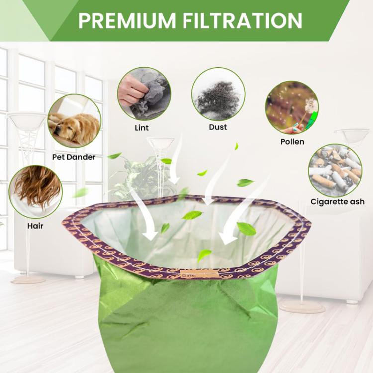 2pcs For ProTeam 107314 Vacuum Cleaner Accessories Paper Bag Dust Collection Bag