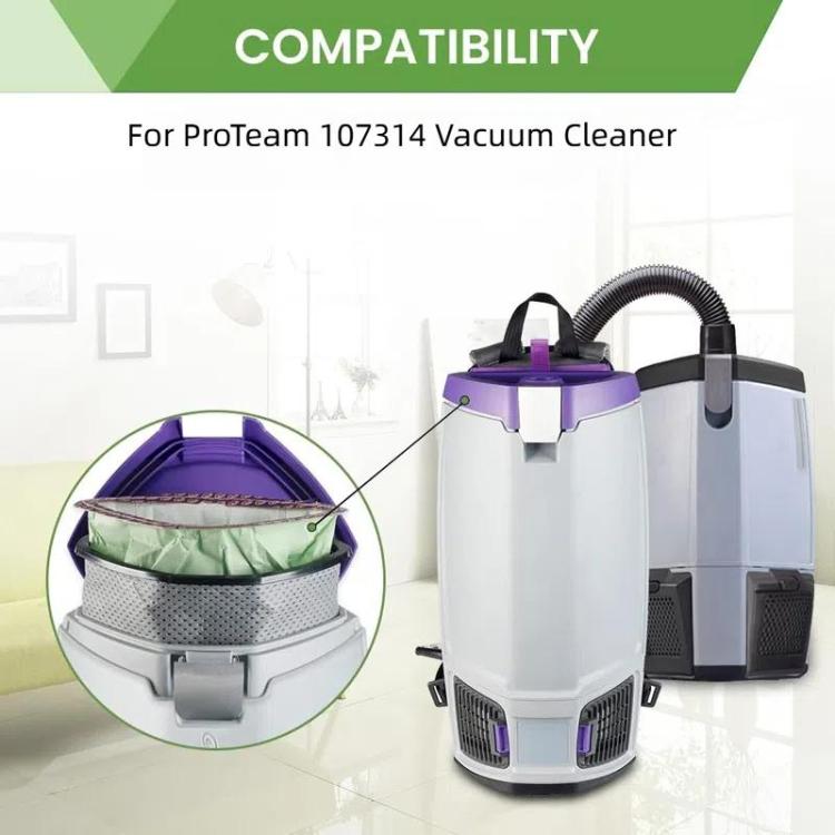 2pcs For ProTeam 107314 Vacuum Cleaner Accessories Paper Bag Dust Collection Bag