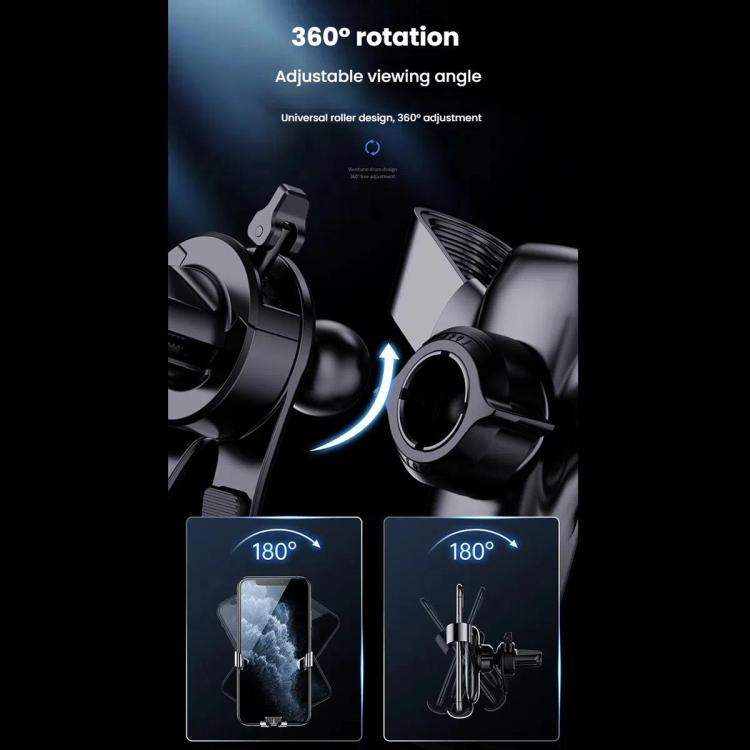 Leeioo Gravity Linkage Air Outlet Clip-on Car Mobile Phone Holder