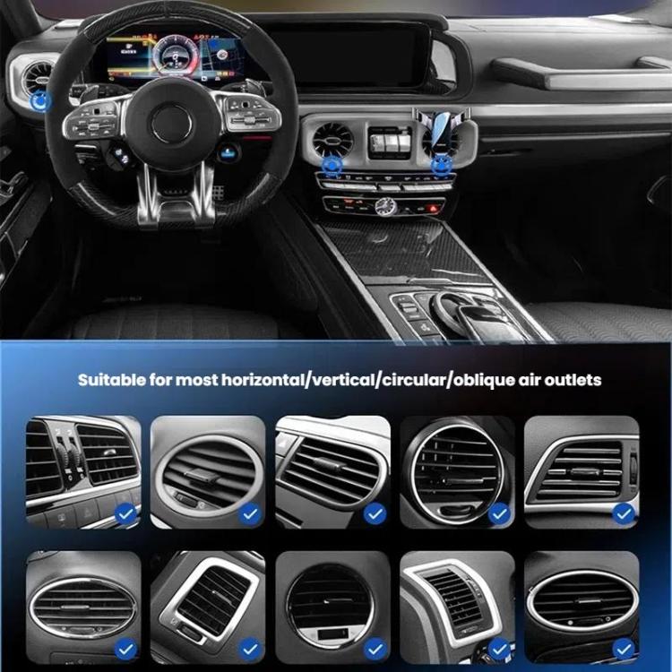 Leeioo Gravity Linkage Air Outlet Clip-on Car Mobile Phone Holder