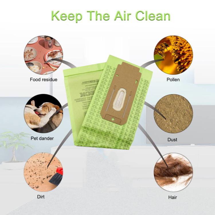 2pcs For Oreck CC Vacuum Cleaner Paper Bag Dust Collection Bag