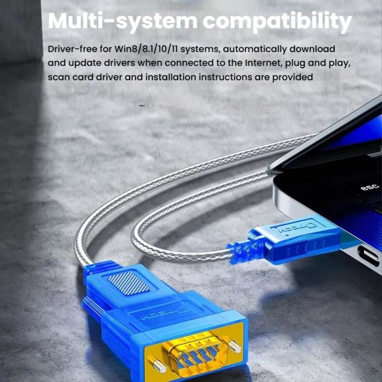 DTECH  DT-5011 USB 2.0 to RS232 Serial Adapter Cable, FT232 & ZT213 Dual-Chip with LED Indicator
