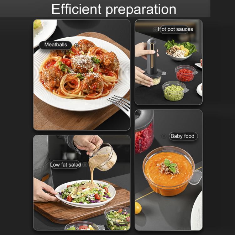 Small Baby Food Processor Kitchen Multifunction Cordless Electrical Meat Grinder