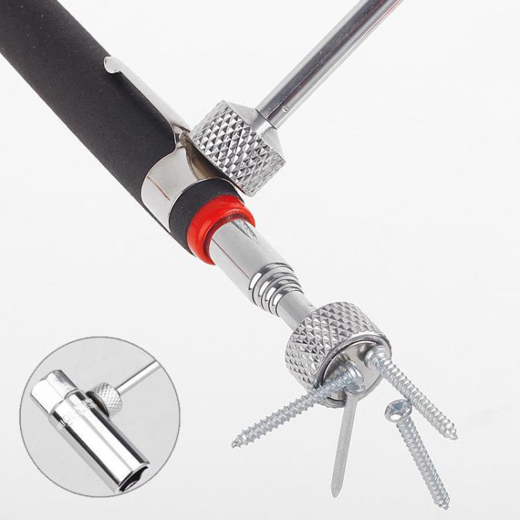 620mm Telescopic And Extended Magnetic Pickup Auto Repair Magnet Rod