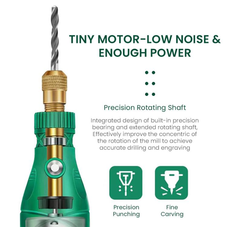 5-speed Mini Electric Grinder Micro Drill Metal Glass Ceramic Grinding Carving Cutting And Polishing Tools