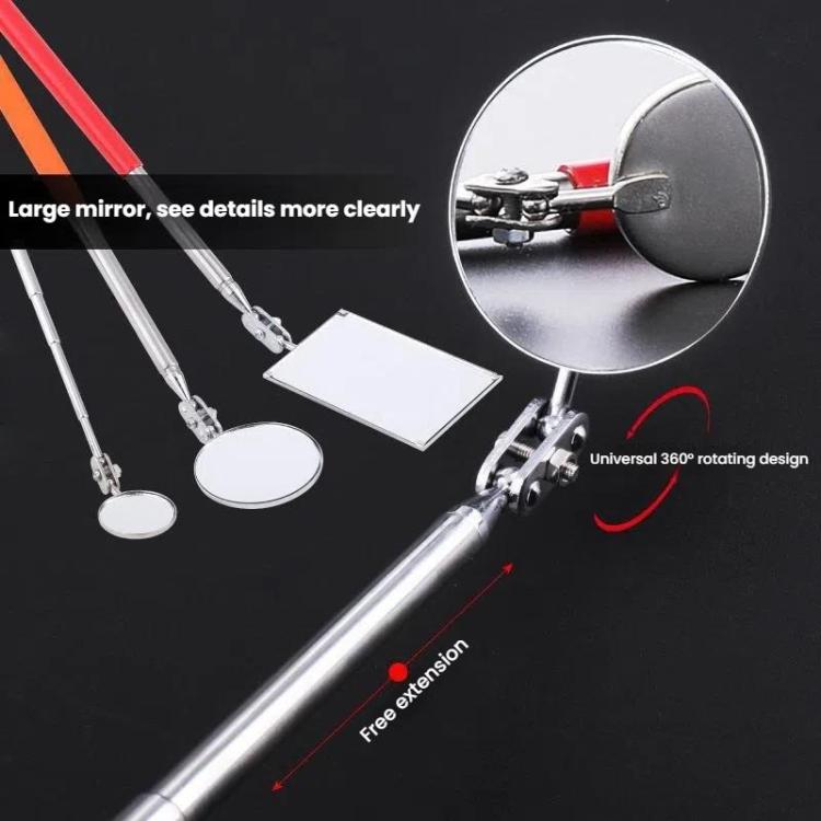 Stainless Steel Universal Rotating Telescopic Folding Viewfinder