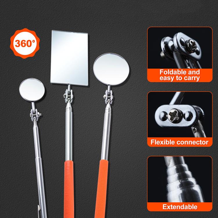 Stainless Steel Universal Rotating Telescopic Folding Viewfinder