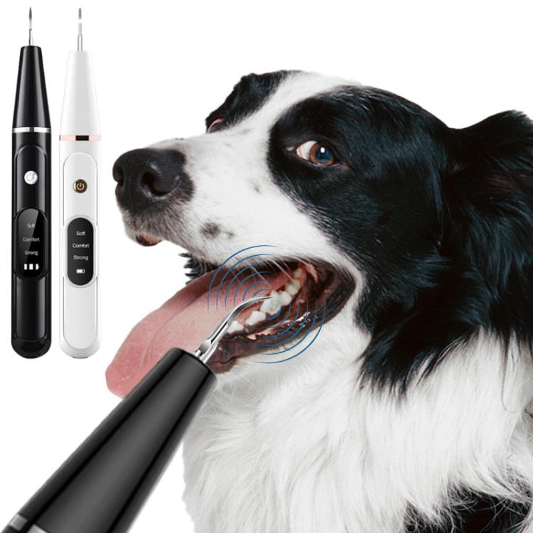 Pet Ultrasonic Teeth Cleaner Dog Tooth Brushing Kit Plaque Tartar Remover Dental Care Tool
