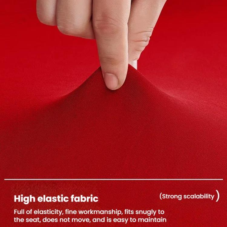 Simple Modern Stretch Round Table Cover Hotel Wedding Banquet Four Corners Large Round Table Cover