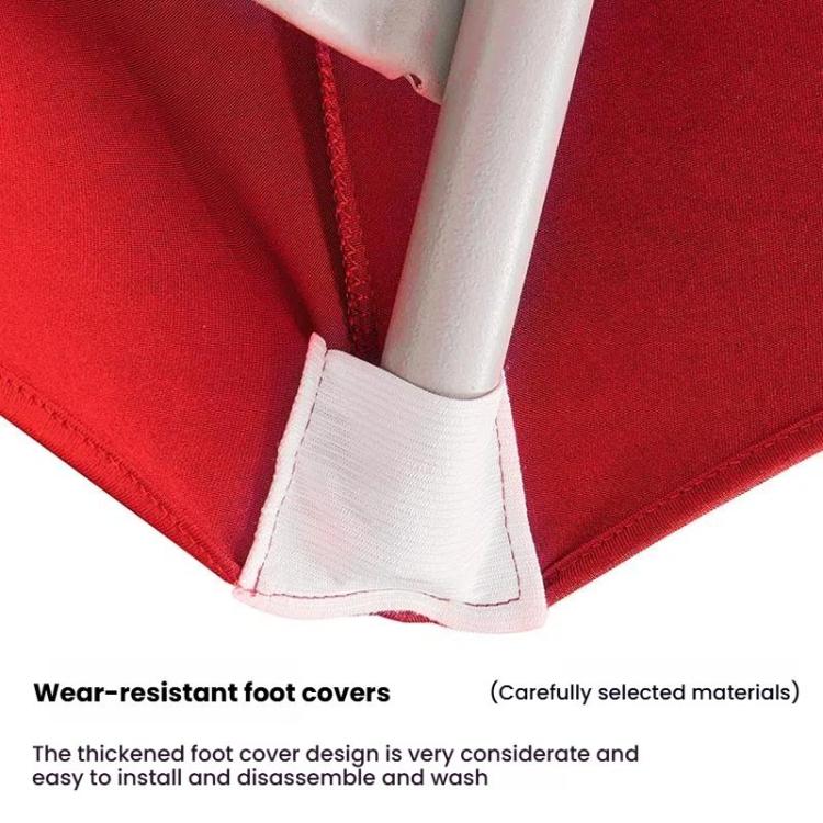 Simple Modern Stretch Round Table Cover Hotel Wedding Banquet Four Corners Large Round Table Cover