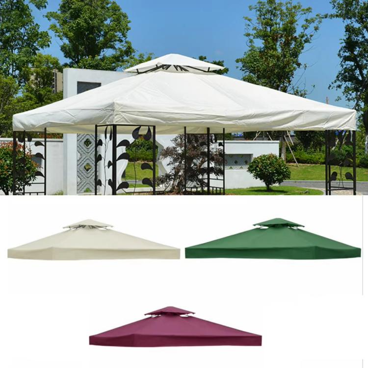 3x3m  Garden Gazebo Top Cover Canopy Replacement Top Patio Roof Awning for Outdoor Terrace, Garden Tent, Pergola