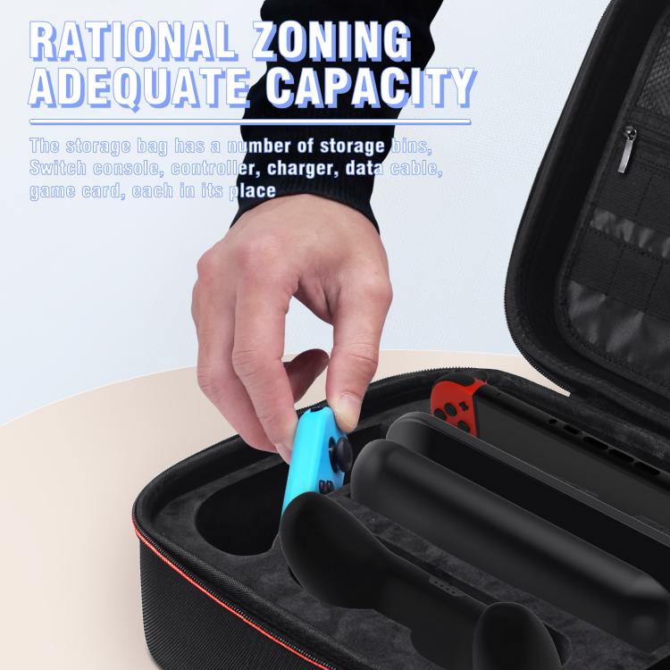 For Nintendo Switch 2 Large Capacity Storage Bag Oxford Cloth Handbag