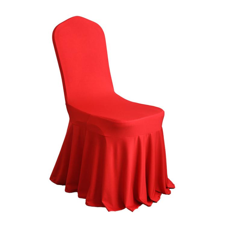 Stretch Chair Cover Hotel Wedding Decoration Solid Color Spandex Sundress Chair Cover