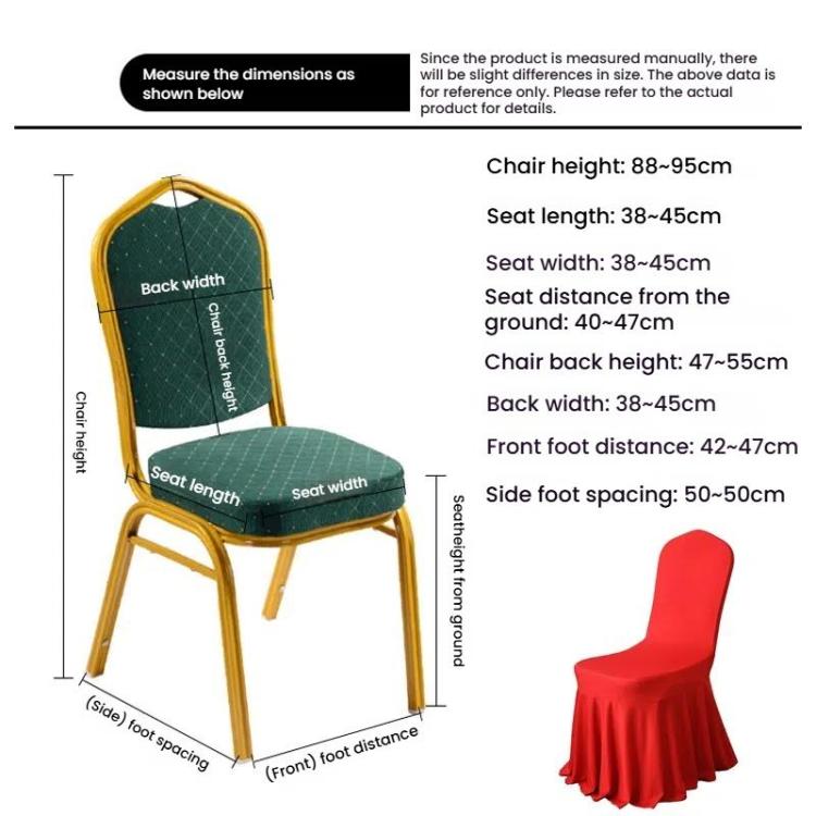 Stretch Chair Cover Hotel Wedding Decoration Solid Color Spandex Sundress Chair Cover