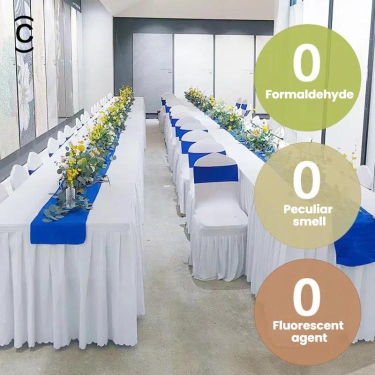 Stretch Chair Cover Hotel Wedding Decoration Solid Color Spandex Sundress Chair Cover