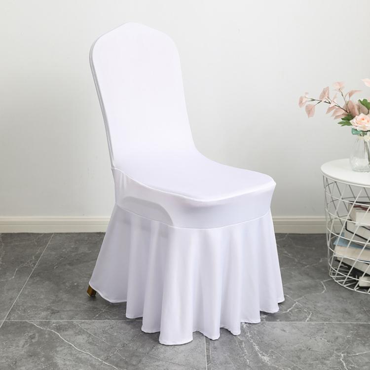 Stretch Chair Cover Hotel Wedding Decoration Solid Color Spandex Sundress Chair Cover