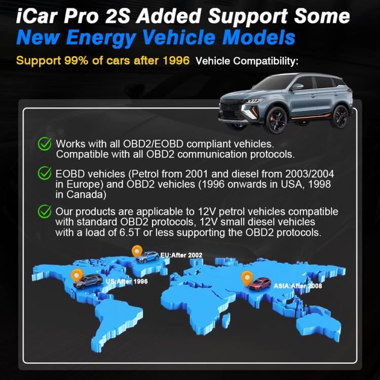 Vgate 3m bps Bluetooth Wireless Wake-up Diagnostic Instrument