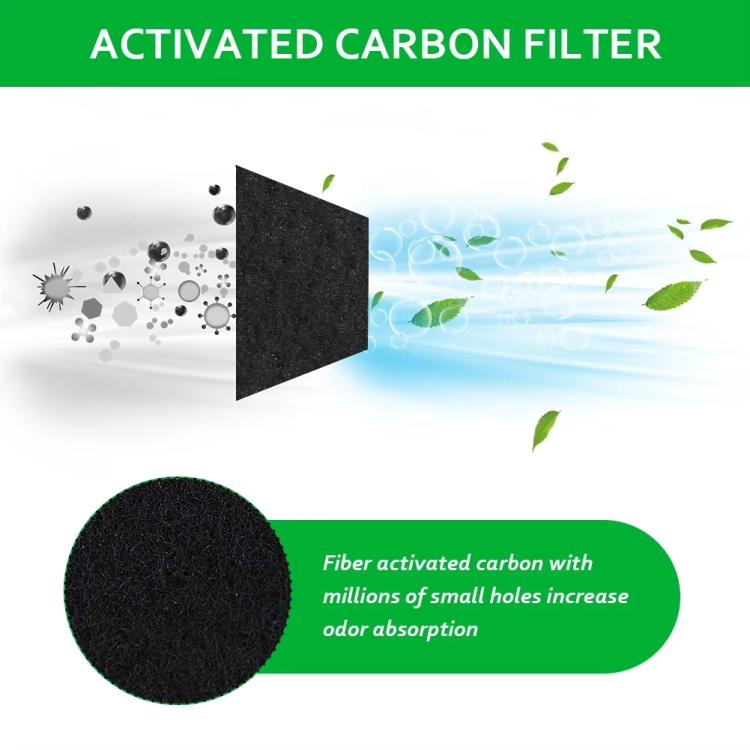 6pcs /Pack Carbon Filter For Litter-Robot 4 Replacement Parts