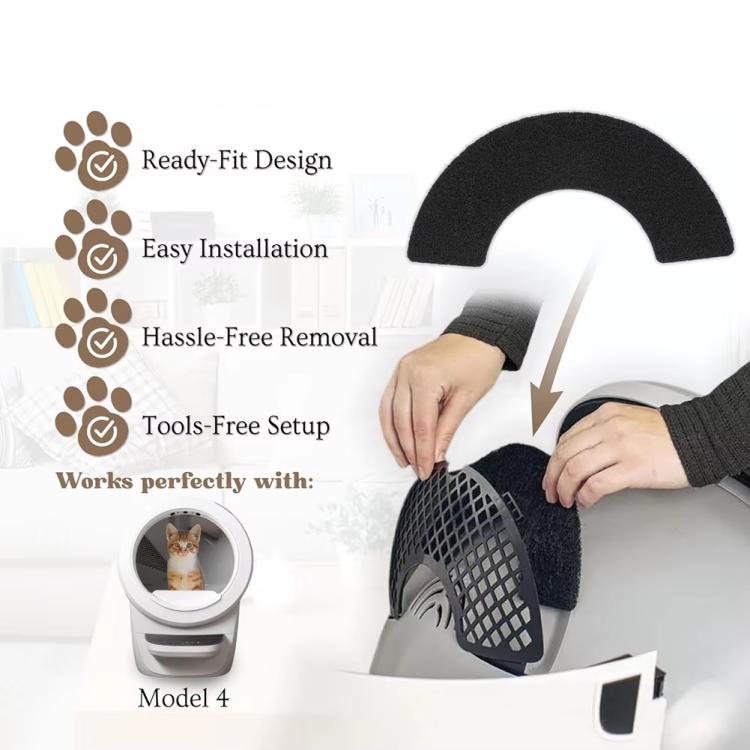 6pcs /Pack Carbon Filter For Litter-Robot 4 Replacement Parts