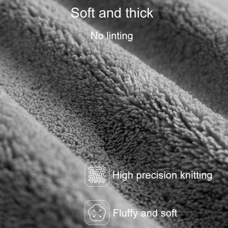 SUITU ST-9009 Double-Sided Fleece Thickened Water Absorbent Quick Drying Car Wash Towel