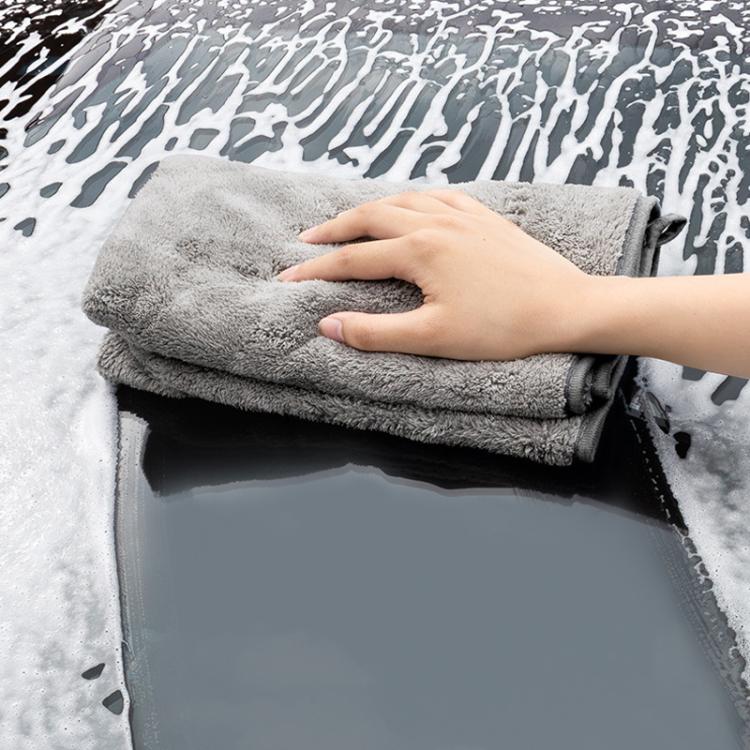 SUITU ST-9009 Double-Sided Fleece Thickened Water Absorbent Quick Drying Car Wash Towel